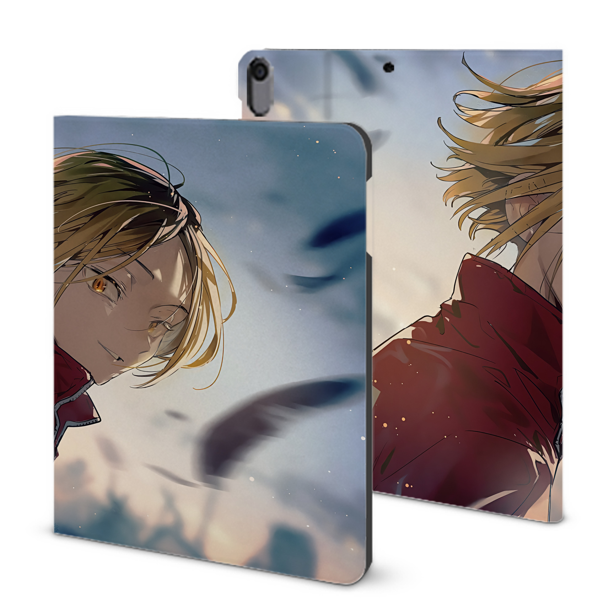 （画像用） ハイキュー!! Haikyu!! IPad ケース ブック型 PUレザー TPU 耐衝撃 軽量 薄型 ペン収納なし 全面保護 IPad 各モデル対応